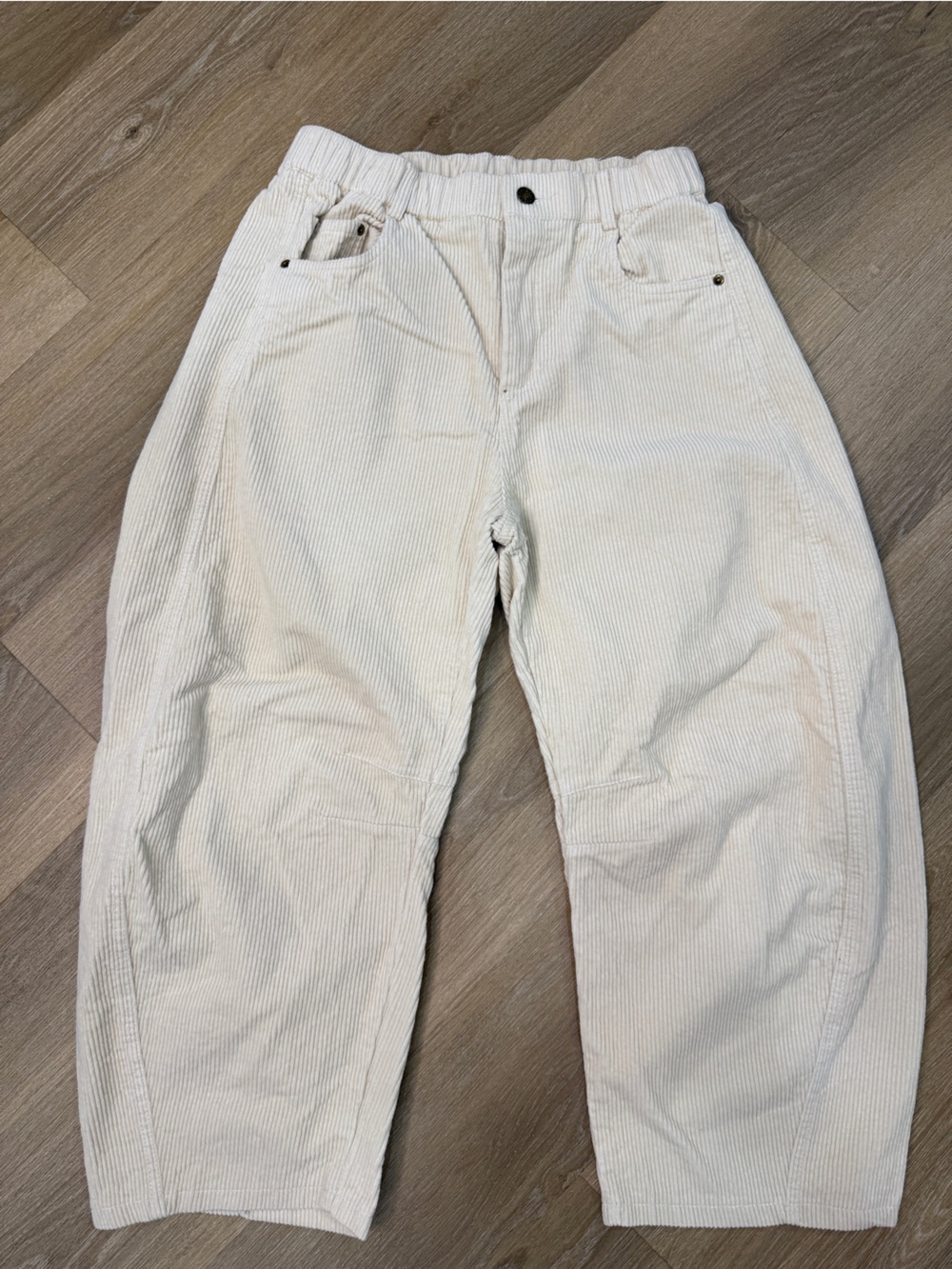 Light Beige Corduroy Pants